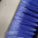 EcoNour 27" Car Snow Brush and Ice Scrapers for Car Windshield (2 Pack) | Scratch Free Bristle Head Snow Brush & Tough Window Snow Scraper with Aluminium Body | Snow Removal Winter Car Accessories (Blue & Orange)