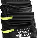 Guiseapue Stroller Bag for Airplane: Airplane Travel Essentials, Stroller Cover for Air Travel, 46" H x 21" W x 13" D for Single, Double, Jogging Stroller, Nuna Doona Cybex Mockingbird Uppababy L