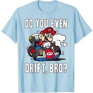 Nintendo Mario Kart Do You Even Drift Bro Graphic T-Shirt T-Shirt, 3T
