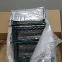 Qualirey 4 Pcs Humane Rat Trap Chipmunk Rodent Mouse Squirrel Trap 9.1 x 4.5 x 4.5 Inches Live Animal Mouse Voles Hamsters Live Cage Rat Cage for Mice Easy to Catch and Release (Green)