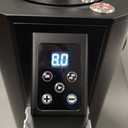 Commercial Coffee Grinder Heavy Duty, 64mm Flat Burrs Button Control, Black | 8 Precise Grind Settings, Stainless Steel, Anti-Static, 35oz Hopper, 400W Heavy-Duty Motor, Low Noise, Home & Business Use