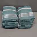 Eliamo Turkish Beach Towel Set of 6 Beach Towels Cotton Quick Dry Sand Free 36 x 71 inch Turkish Towel Oversized Lightweight Beach Towels Teal