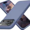 Cordking for iPhone 17 Pro Case, Silicone Ultra Slim Shockproof Protective Phone Case with [Soft Anti-Scratch Microfiber Lining], 6.3 inch, Lavender Gray