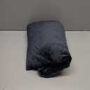 SNZ Luxury Flannel Throw Blanket for Couch 51x71 Inches - Ultra Soft Fleece Blankets & Throws for Bed, Camping, Office - All Season Cozy Plush Blanket for Adults, Men, Kids (Dark Gray)