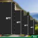 Goleray Privacy Fence Screen 6'x50' Outdoor Mesh Fencing Panels Temporary Fence Covering Privacy Shade Net Covers for Backyard Garden Pool, Light Gray