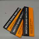 3 x 3 In 1 Waterproof Privacy Case for Apple Watch 10 With Band 46mm,Water Proof Face Cover Built-in Anti Spy Tempered Glass Screen Protector & Silicone Soft Bands for iWatch Series 10(Clear/White, 46mm)