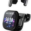 AI Translation Earbuds Real Time, 2026 New NE68 Language Translator Headphones with Touch Screen, Audifonos Traductores Inglés Español, Bluetooth Translating Device Support 165 Languages