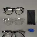 IBOANN Iconic Blue Light Glasses for Woman - Computer Glasses up to 99% Blue Light Blocking - Anti Eyestrain & UV Glare