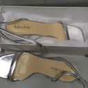 Adrizzlein Kitten Heels for Women Strappy Heels Square Open Toe Lace up Heeled Sandals Ankle Wrap Strap Pumps Dress Shoes Wedding 9.5