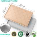 SIKADEER 25" x 22" Under Sink Mat Waterproof, Silicone Mat Kitchen Drawer Shelf and Cabinet Liner, Sink Protector for Kitchen Organizers and Storage, Boot Tray Pet Food Mats