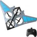 Foam Remote Control Drone 2.4GHz Remote Control Airplane 360  Stunt Rotation for (1 battery, Blue)