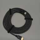 PowerBear 4K HDMI Cable 10 ft | High Speed Hdmi Cables, Braided Nylon & Gold Connectors, 4K @ 60Hz, Ultra HD, 2K, 1080P, ARC & CL3 Rated | for Laptop, Monitor, PS5, PS4, Xbox One, Fire TV, & More