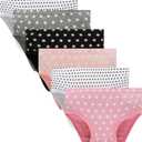 Winging Day Girls' Pure Cotton Panties Soft Underwear (14)