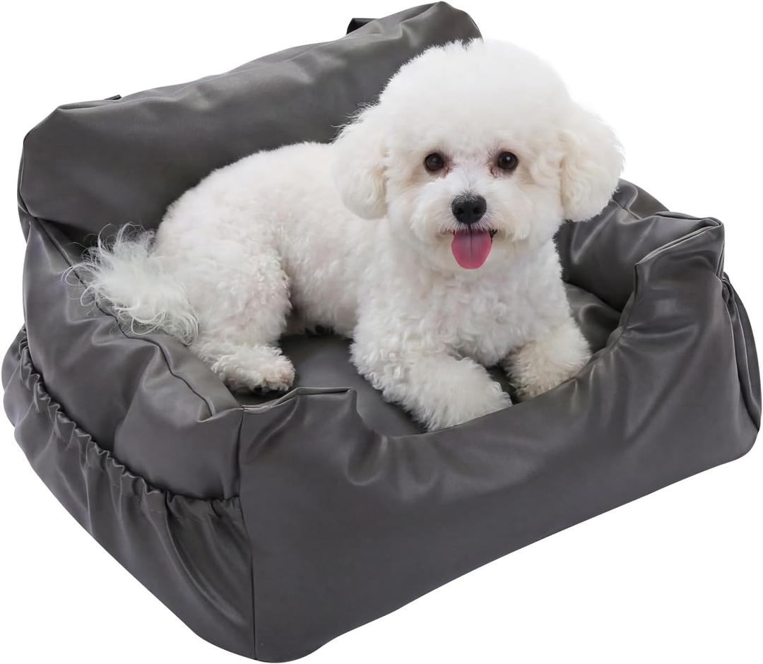 PEQULTI Portable Dog Car Seat Booster Seat for Small Medium Dogs, Large