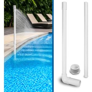 Pool Cooler for Cooling Your Swimming Pool | Made in USA | for In-Ground Pool | Easy Install | No Removal of Pool Return Jet Eye Ball Seating Wall Fitting | Cools Pool by 8 to 10 Degrees. (2 Feet Sprayer)