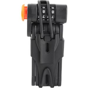 Bike Lock Combination Secure Two Bikes Anti Theft Combination Folding Lock Alloy Crafted Password Convenient and Portable Motorcycle Electric Bike Lock
