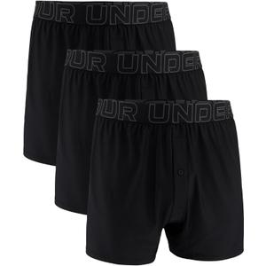 Under Armour mens Lounge Tech Mesh Boxer (Black, XXL)