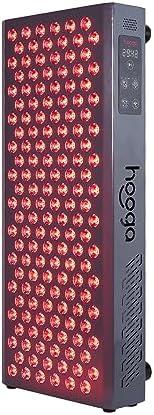 Hooga Red Light Therapy, Red Near Infrared LED Panel, 150 Quad Chip Flicker Free LEDs, Ultra Series, Clinical Grade Device for Energy, Pain, Skin, Recovery, Sleep, Performance. ULTRA750.