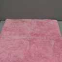 Solid Plush Shag Area Rug, Pink, 31" x 20"