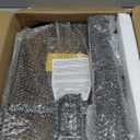 Kitstorack TV Tray Table, Adjustable Height & Flip-Top & Rounded Metal Corners, Snack Table for Couch, Sofa, Bed, Chair, Living Room, C Shaped End Side Table for Eating, Dinner or Laptop, Small Spaces (Brown)