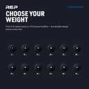 REP Weighted Slam Balls | Exercise and Fitness Balls for Strength Training, Soft Rubber Grip, Non-Bounce Medicine Ball | Cross Fit, Home Gym, Fitness, and Core Workouts, 25lb