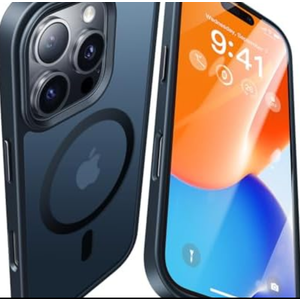 Pack of 2 Opxyl Magnetic for iPhone 16 Pro Case Compatible with MagSafe, [16FT Drop Protection] Shockproof iPhone 16 Pro Phone Case for MagSafe Wallet Sleeve, Magnetic Car Holder, Magnetic Charger, Black