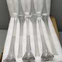Craft And Party, Pack of 12, Eiffel Tower Vases Centerpiece for Flower, Wedding, Decoration. (20", Clear)