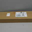 Cordless Faux Wood Blinds 23" W x 36" H, 2 Inch Slat Horizontal Windows Blinds with Crown Valance, Room Darkening Blinds, White Blinds for Home Interiors.