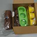 2 Pack Dog Toys for Aggressive Chewers, Interactive Indestructible Dog Toys to Keep Them Busy, Durable Dog Frozen Treat Toy for Large & Medium Dogs, Reduces Anxiety & Extends Playtime, Brown