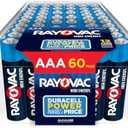 Rayovac High Energy AAA Batteries (60 Pack), Alkaline Triple A Batteries
