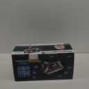 Rowenta Iron Steamer for Clothes, Stainless Steel Soleplate, Iron with Retractable Cord, Black, DW2459