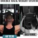 Multi-Grip LAT Pull Down Bar for Home Gym Fitness, Cable Machine Attachment, Spreader Plate LAT Pulldown Attachments for Pulley System Cable Machine