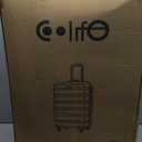 Coolife Luggage 3 Piece Set Suitcase Spinner Hardshell Lightweight TSA Lock