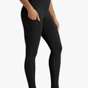 ODODOS Women's High Waisted Yoga Leggings with Pockets, Tummy Control Non See Through Workout Athletic Running Yoga Pants Size S