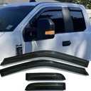 Window Visors Rain Guards for 15-24 Ford F-150 Extended Cab, for 17-24 Ford F-150 Raptor F-250 F-350 F-450, 17-22 F-550 SD Super Cab Side Window Deflectors Vent Visor Sun Shade