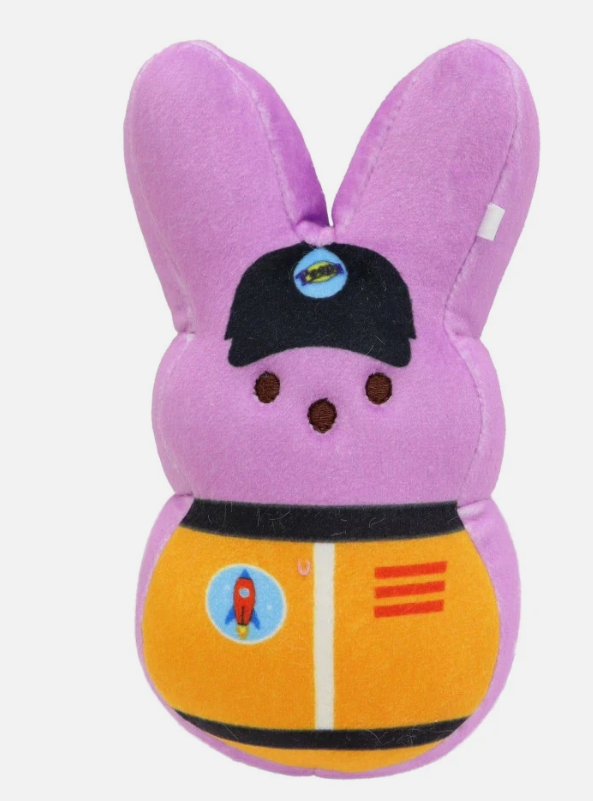 Peeps Dress Up Astronaut Easter Plush 5.75 in 6" Purple 2-Pack