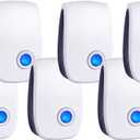 2026 Upgraded Ultrasonic Pest Control Repeller, Indoor Mouse Repellent for Rat, Mice, Rodent, Roach,Cockroach, Insect, Mosquito Electronic Plug in Pest Control 6 Packs