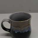 Bosmarlin Large Ceramic Coffee Mug, Big Tea Cup for Office and Home, 21 Oz, Dishwasher and Microwave Safe, 1 PCS (Gray)