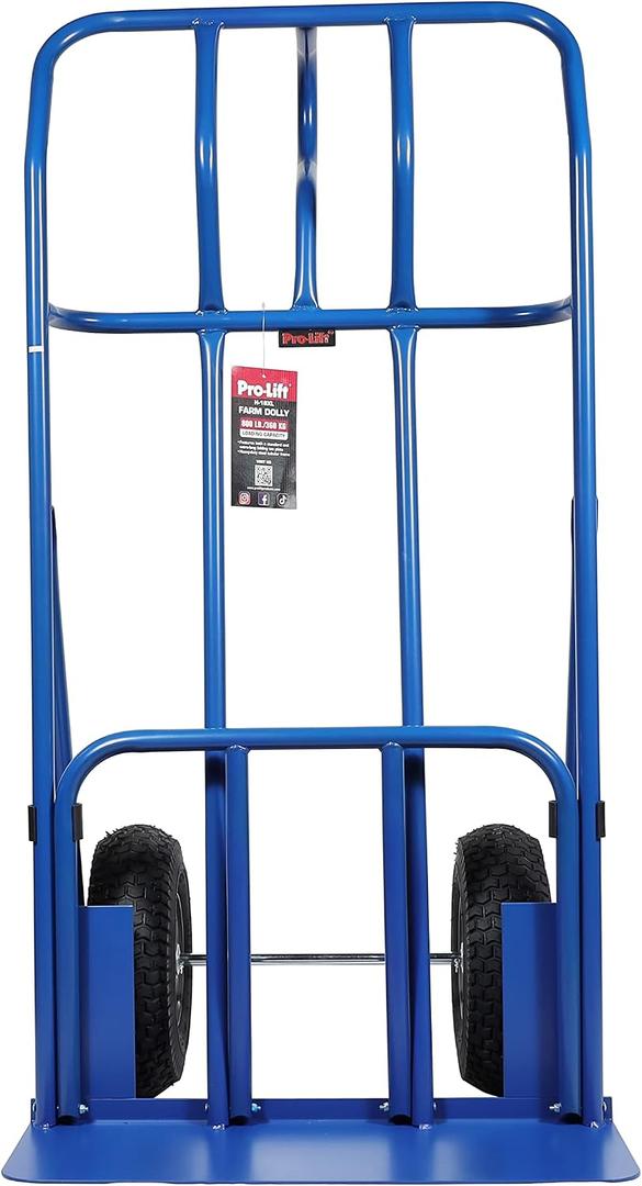 Pro Lift Hand Trucks Heavy Duty Industrial Dolly Cart with Vertical Loop Handle and 800 Lbs (360 kg) Maximum Loading Capacity
