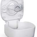 San Jamar Timeless Jumbo Tissue Dispenser, Single Roll Holder with 9" Roll Capacity, Durable Construction with Viewing Window for Commercial Bathrooms & Restrooms, White