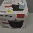Holstein Housewares 16-Cup Cooked (8-Cup Uncooked) Rice Cooker, Black – One-Touch Operation with Cook & Keep Warm Functions, Perfect for Rice, Quinoa, Oatmeal, Stews & Grains