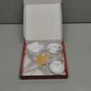 LED Stars Christmas Lights,3 Pack LED Christmas Window Lights,10 LEDs Christmas decorations with Timer for Window Decoration, Christmas Decoration, Balcony,Party,Wedding,Warm White, ON-WJX-3P