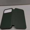 SHIELDON Slim Case Wallet for iPhone 17 Pro Max 6.9" 5G 2025 | Genuine Leather | Wireless Charging | RFID Blocking Credit Card Holder | Magnetic Closure | Shockproof Phone Cover | Evergreen