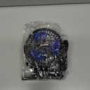 BESKAR USB Clip on Fan, Portable Small Fan with Cord Powered, 3 Speeds Strong Airflow, with Sturdy Clamp, Quiet Personal Desk Fan (Black)