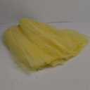 Bridesmay Women's Tulle Skirt Knee Length 6-Layered Wedding Party Homecoming Prom Dress (Medium, Yellow)