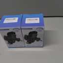 2 x FBB Phone Mount for Car, Air Vent Car Phone Holder with Metal Hook, One-Handed Operation 360 Rotation Cradle Compatible with 4-7 inch iPhone Samsung and Other Smartphones (Dark Black)