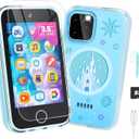 Kids Smart Phone, 3.5'' Touchscreen Toddler Phone Toys for 3 4 5 6 7 8 Years Old Girls, Educational Phone for Kids Christmas Birthday Gifts for Girls Age 3-8, Dual Camera, Habit Tracker, Video Player