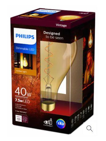Philips LED 40W A50 Vintage Dim