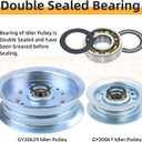GY20629 Idler Pulley with GY22172 Idler Pulley Replaces GY20629 John Deere GY20629 Idler Pulley John Deere GY22082 Idler Pulley, GY20110 Pulley, GY22172 Idler Pulley John Deere GY20067