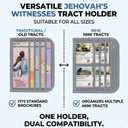 JW Magazine and Tract Holder, jw.org accessories, JW Field Service Supplies, Jehovah Witness Ministry Supplies, Ministry Organizer, Jehovahs Witnesses Pioneer Gifts Ideas Convention, Best Life Ever